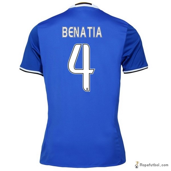 Camiseta Juventus Replica Segunda Ropa Benatia 2016/17 Azul